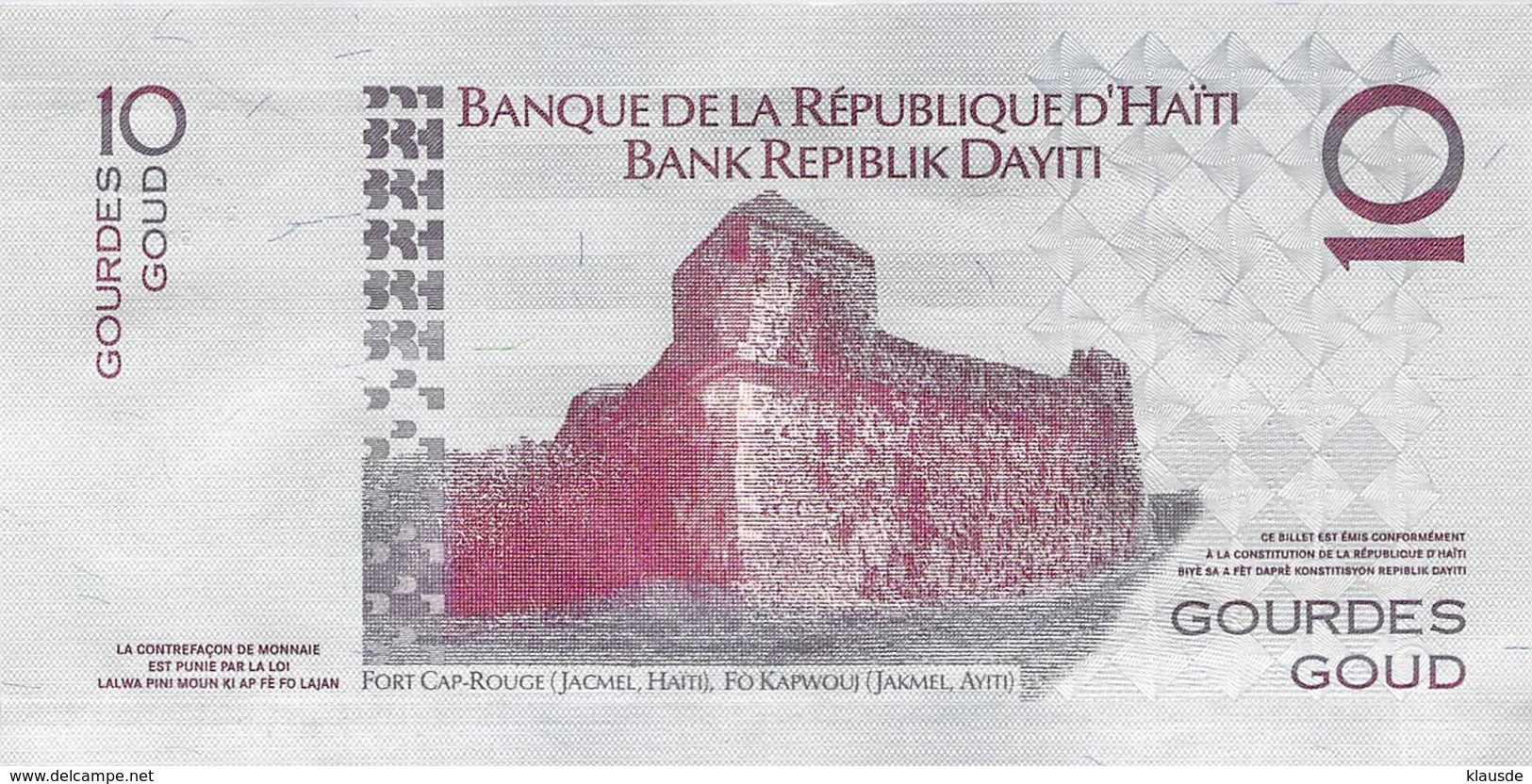 10 Dayiti Haiti UNC 2004 - Haiti