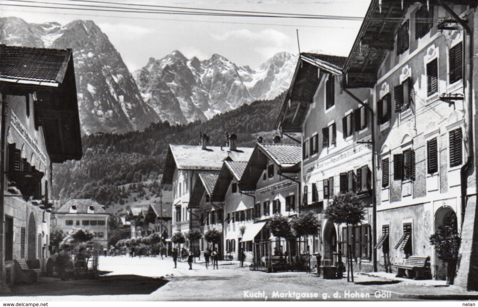 KUCHL,MARKTGASSE-VIAGGIATA 1959-REAL PHOTO - Kuchl