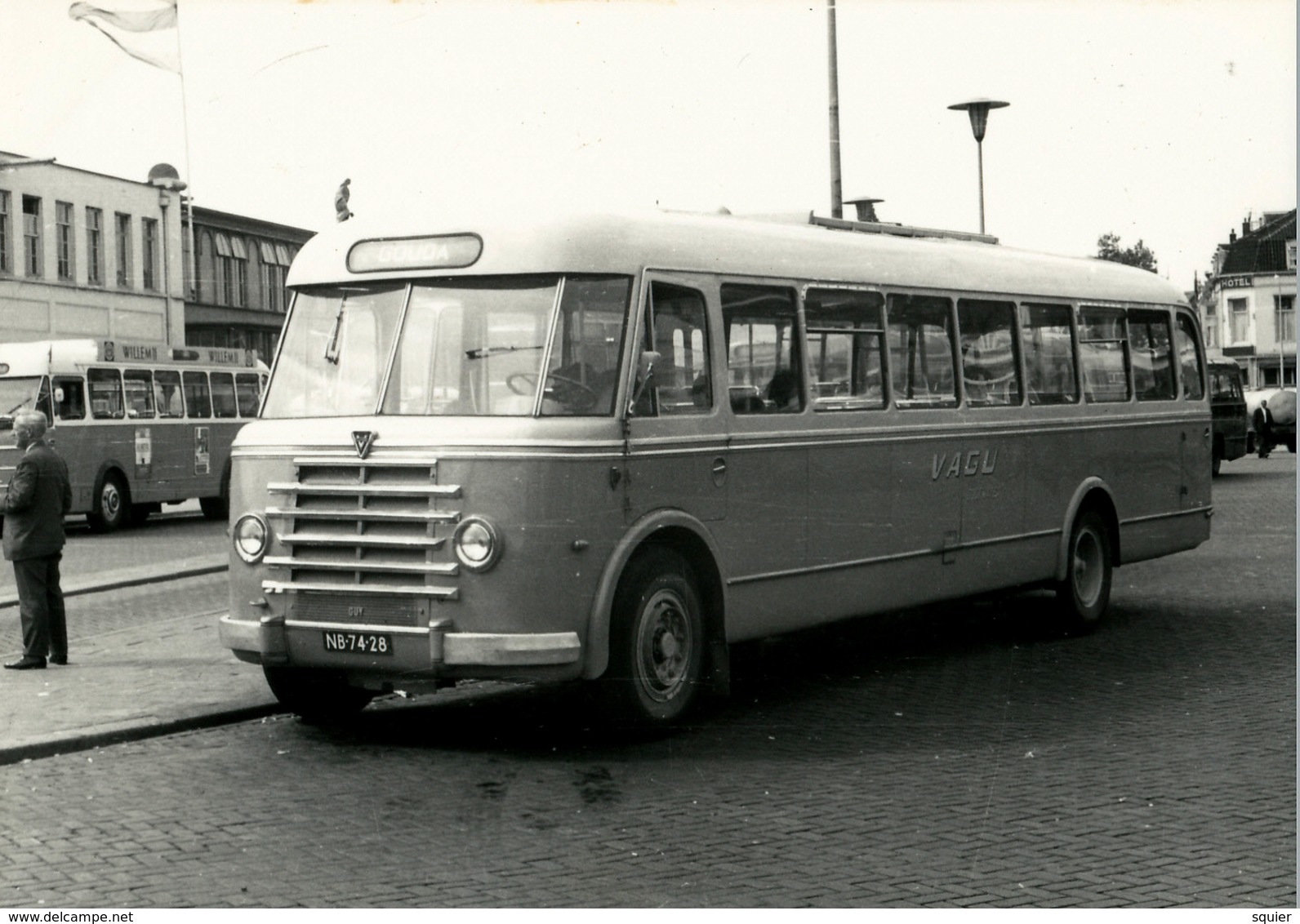 Bus, Omnibus, Guy/ Verheul, VAGU Oudewater, Public Transport, Real Photo - Auto's