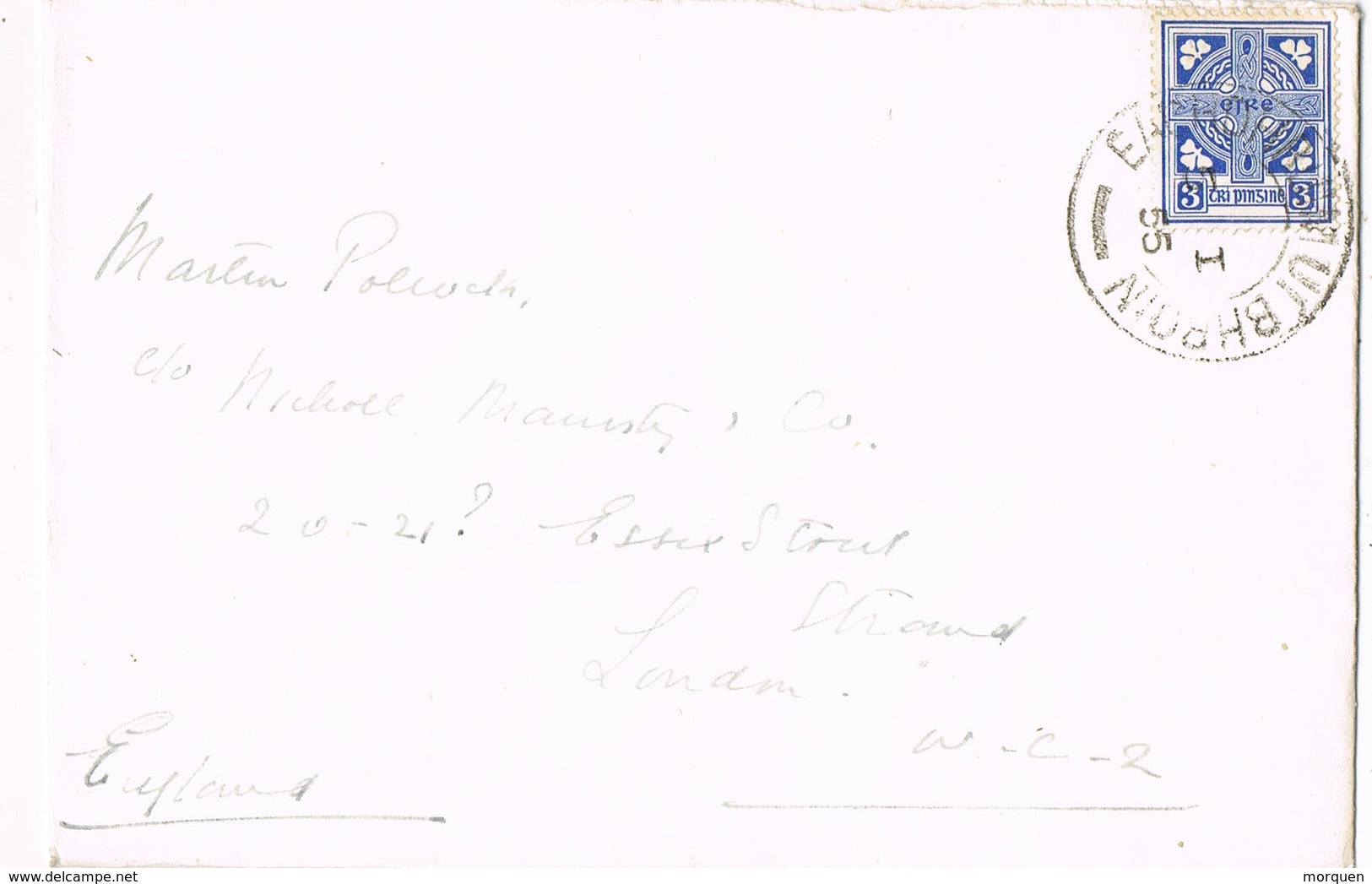 33088. Carta EACH.... Uí BHROIN (Eire) 1955 - Covers & Documents
