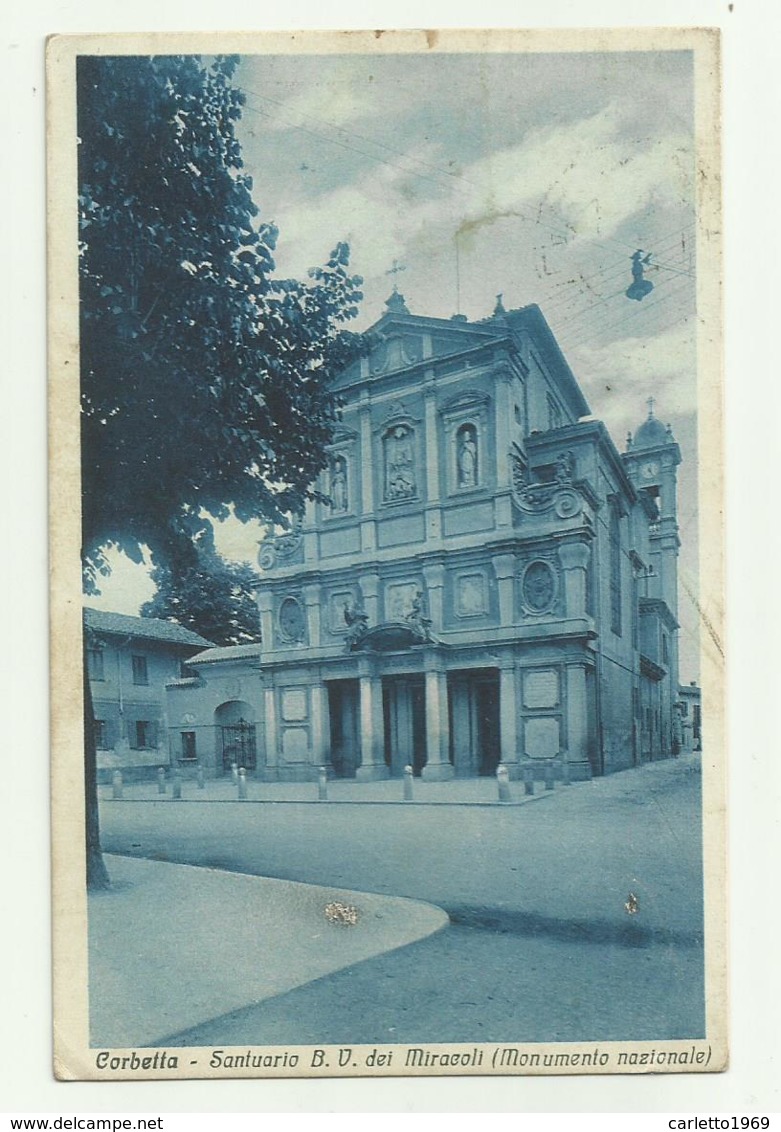 CORBETTA - SANTUARIO B.V. DEI MIRACOLI   VIAGGIATA FP - Milano