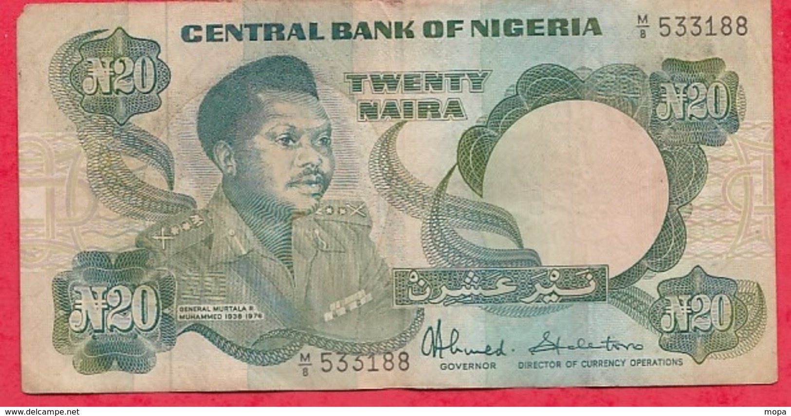 Nigeria 20 Naira 1984 (sign 8)  Dans L 'état (38) - Nigeria