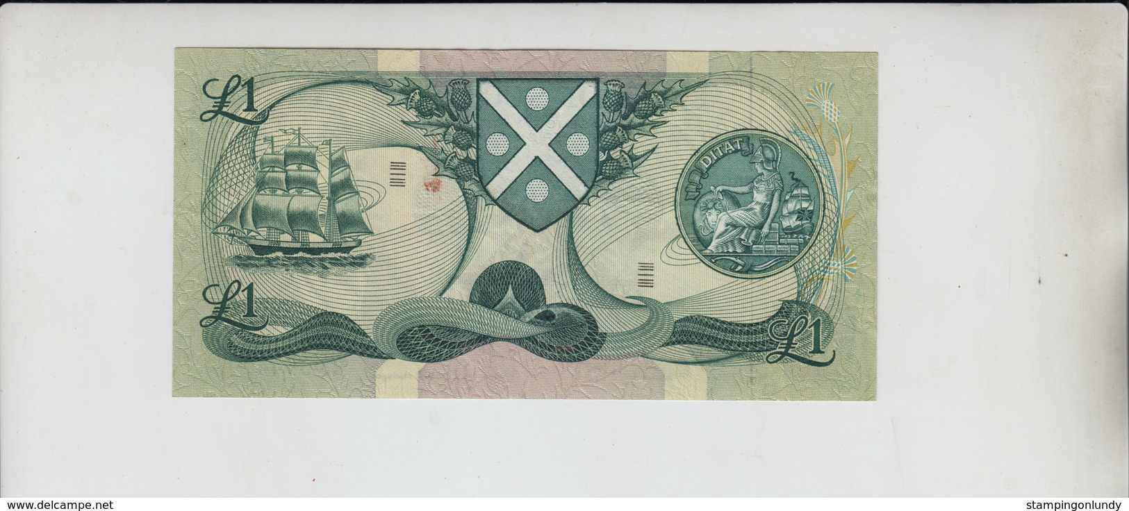 AB26. 10th August 1970 Edinburgh Bank Of Scotland £1 Banknote #A/4 0394488 FREE UK P+P - 1 Pound