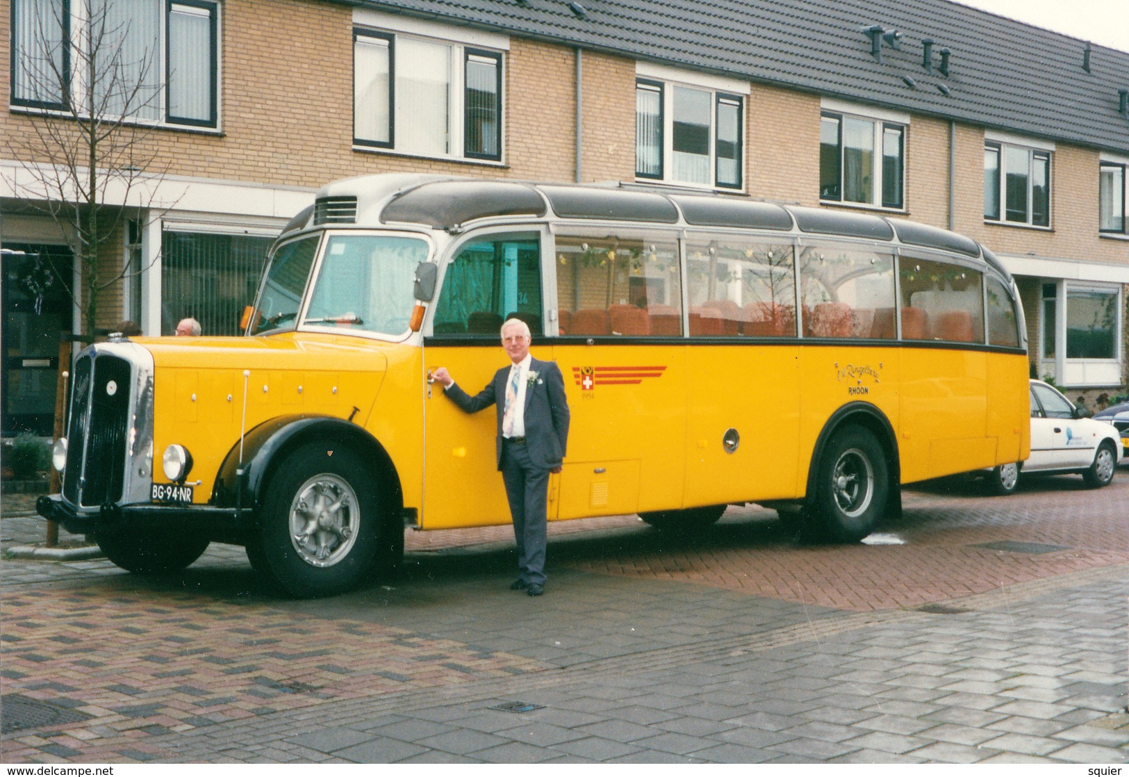 Bus, Omnibus, Saurer, Trouwbus,Rhoon, Public Transport, Real Photo - Auto's