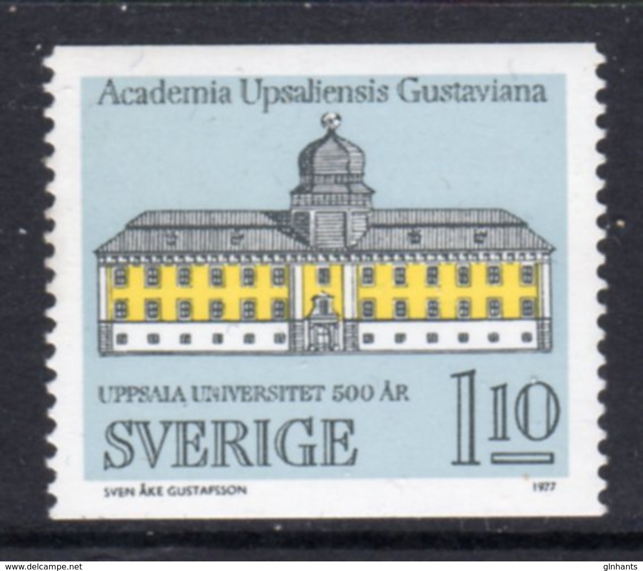 SWEDEN - 1977 UPPSALA UNIVERSITY ANNIVERSARY STAMP FINE MNH ** SG 924 - Unused Stamps