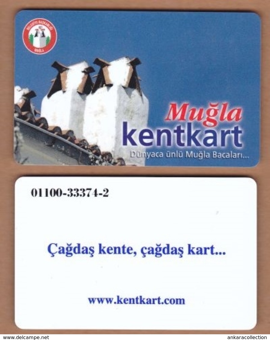 AC - MULTIPLE RIDE BUS PLASTIC CARD CHIMNEYS MUGLA, TURKEY PUBLIC TRANSPORTATION - Autres & Non Classés