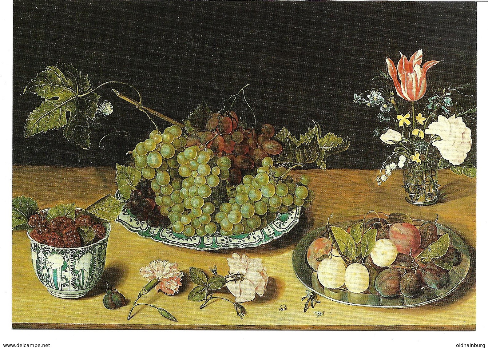 3053g: Kunst- AK Isaak Soreau (1604-1638), Stilleben Mit Früchten - Avant 1900