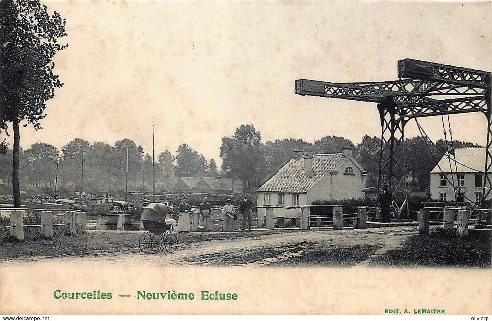 Belgique -  Courcelles - Neuvième Ecluse - Courcelles