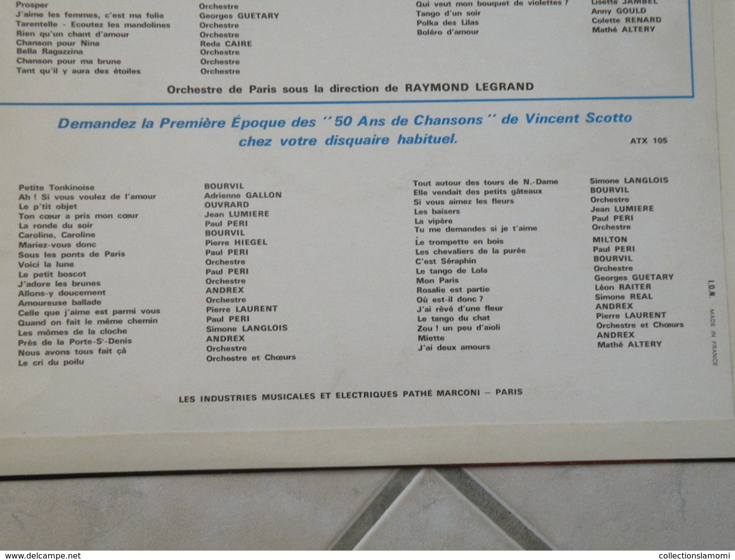 50 Ans De Chansons De Vincent Scotto - (Titres Sur Photos) - Vinyle 33 T LP - Humour, Cabaret