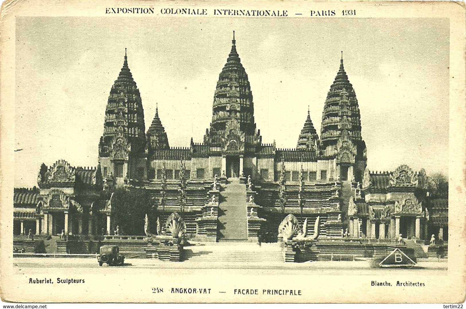 (EXPOSITION COLONIALE INTERNATIONALE PARIS 1931 ) ( ANGKOR VAT  ) - Expositions