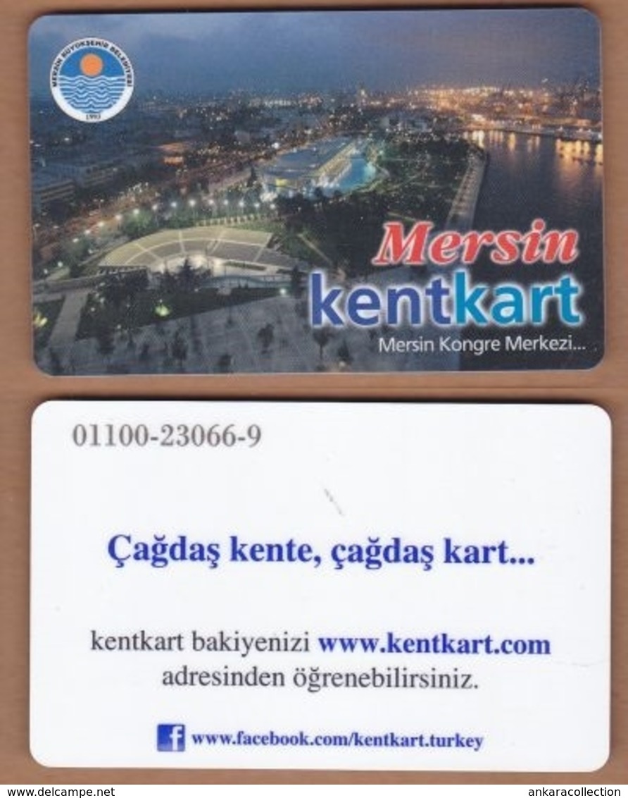 AC - MULTIPLE RIDE BUS PLASTIC CARD CONGRESS CENTRE MERSIN, TURKEY PUBLIC TRANSPORTATION - Sonstige & Ohne Zuordnung