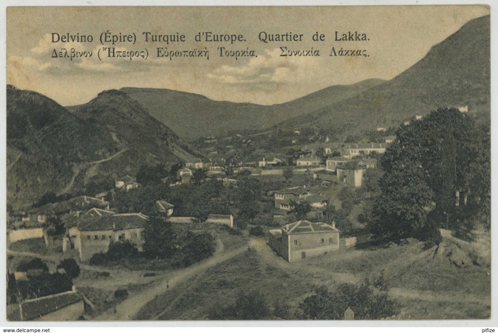 (Albanie) Shqipëria . Delvino . Delvinë . Quartier De Lakka . - Albania