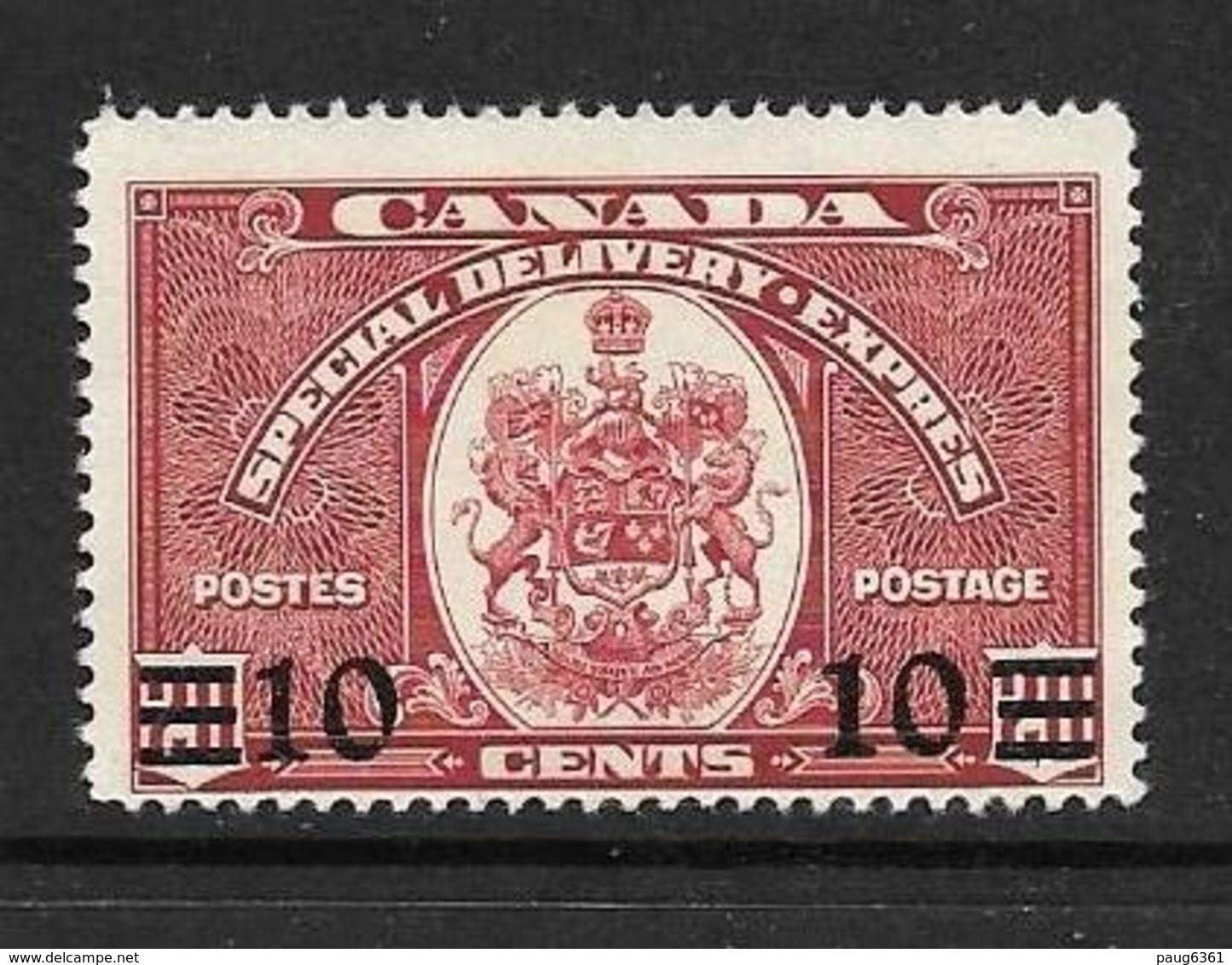 CANADA 1938/39 EXPRES YVERT N°E9 NEUF NG - Special Delivery