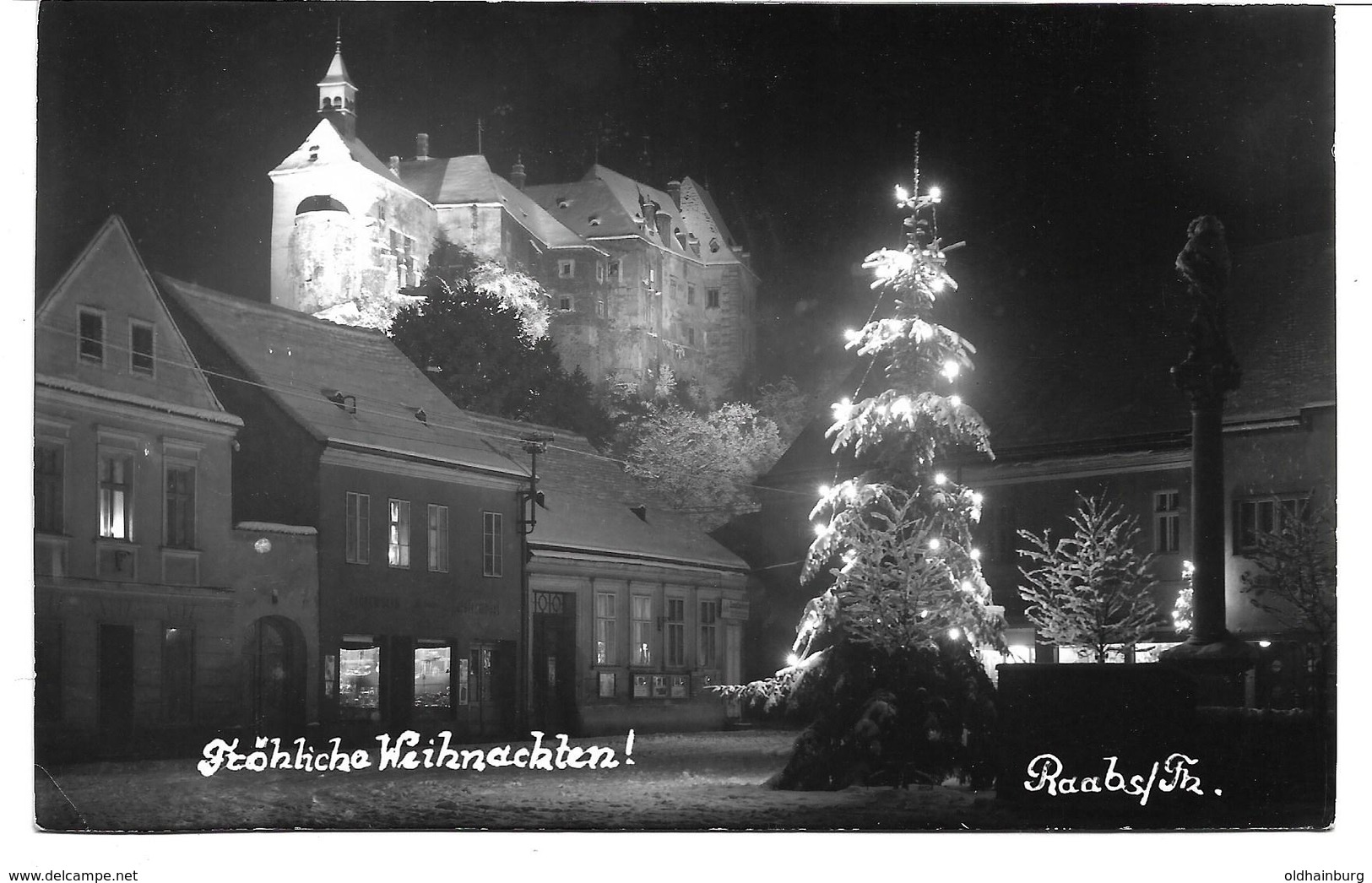3088k: AK 3820 Raabs An Der Thaya, Weihnachtskarte 1960 - Waidhofen An Der Thaya