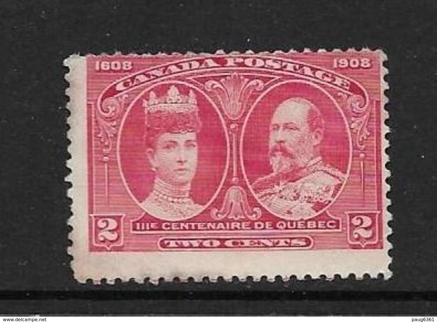 CANADA 1908 ALEXANDRA ET EDOUARD VII YVERT N°87 NEUF NG - Unused Stamps