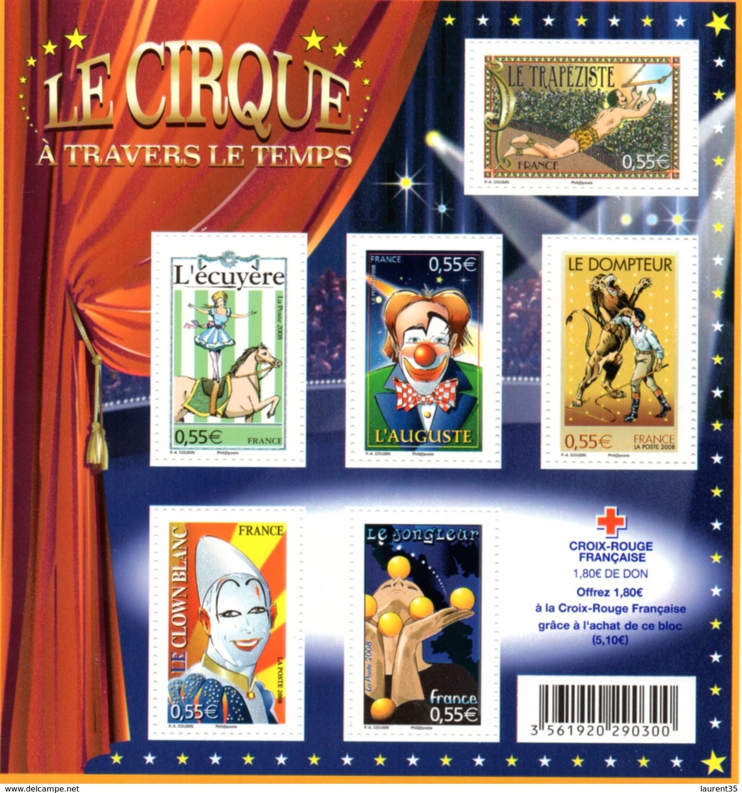 France.bloc No 121 De 2008.le Cirque.n**. - Mint/Hinged