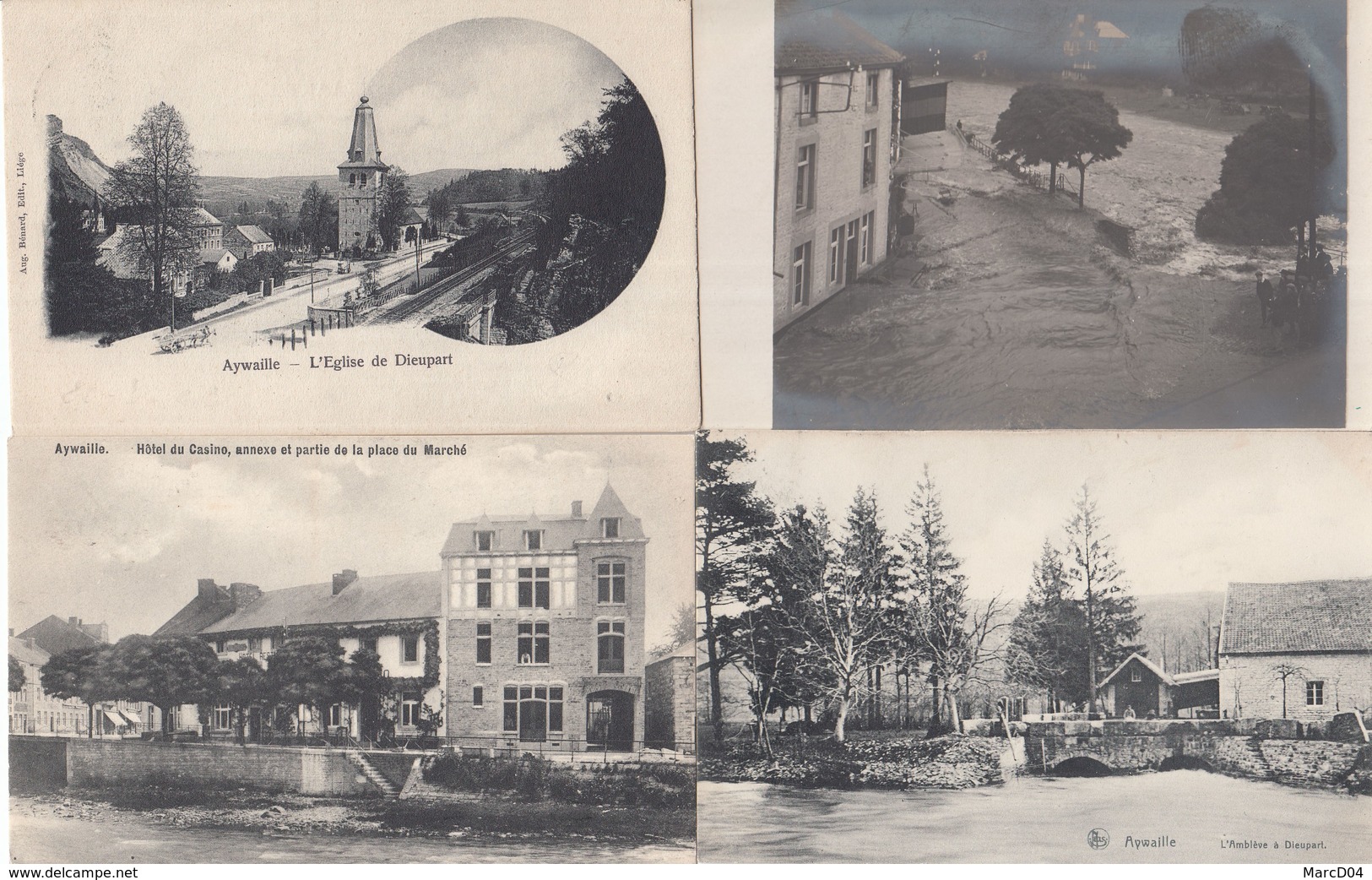 AYWAILLE: Très beau lot de 48 cartes postales anciennes