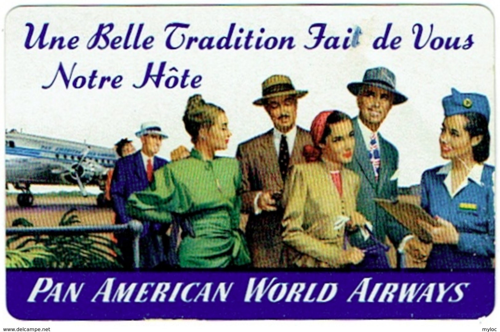 Calendrier. Aviation. Pan American World Airways. 1947-48. - Advertisements