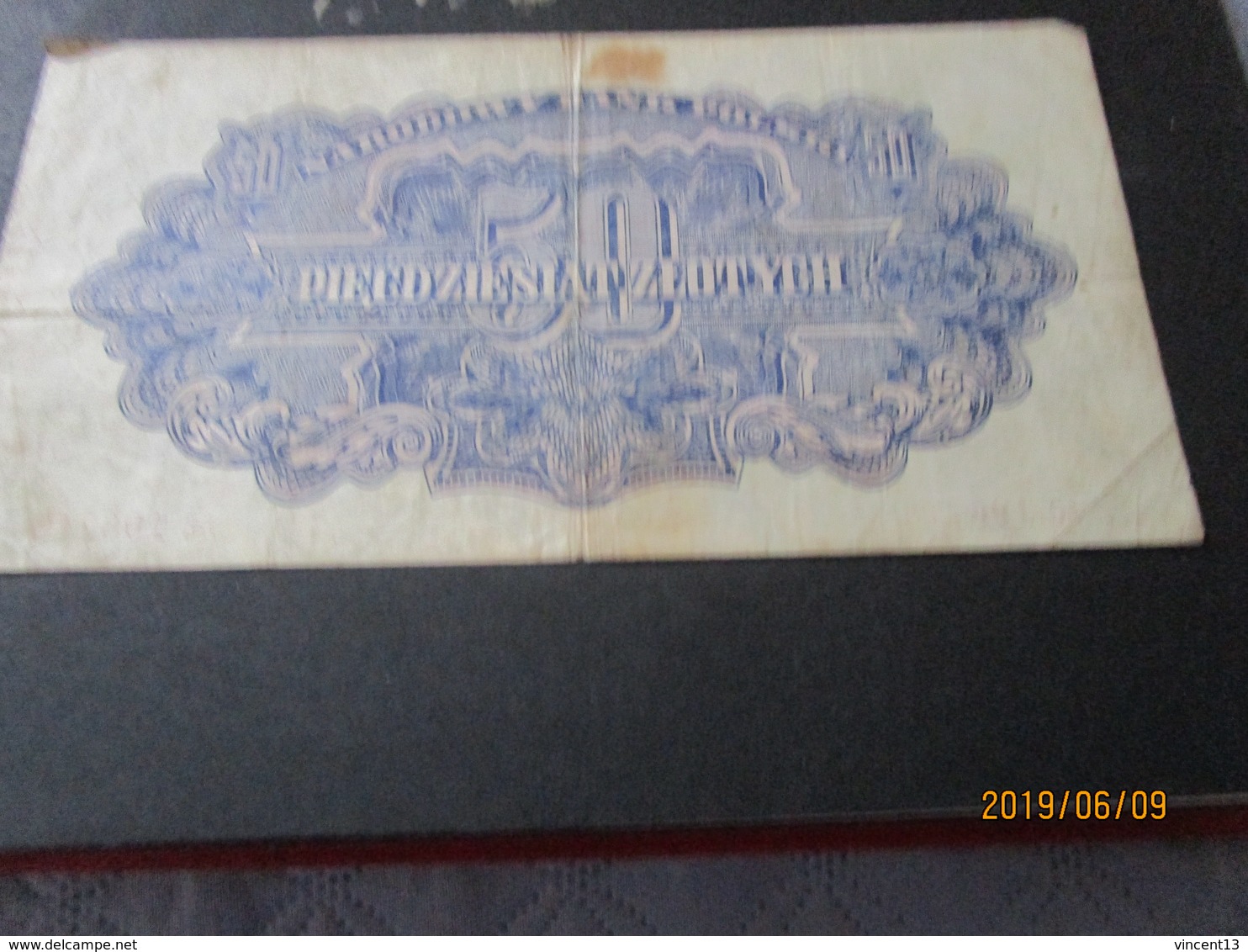 Grand Billet Banknote Pologne 1944 - Poland