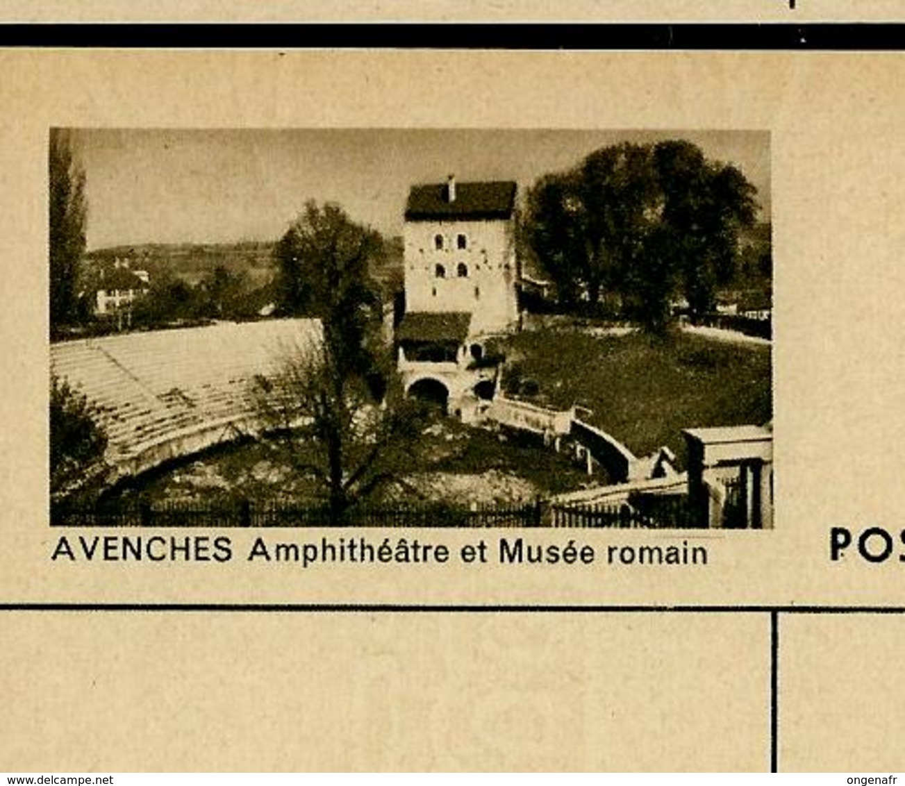 Carte Illustré Neuve N° 182 - 029 G  AVENCHES Amphithéâtre Et Musée Romain (Zumstein 2009) - Interi Postali