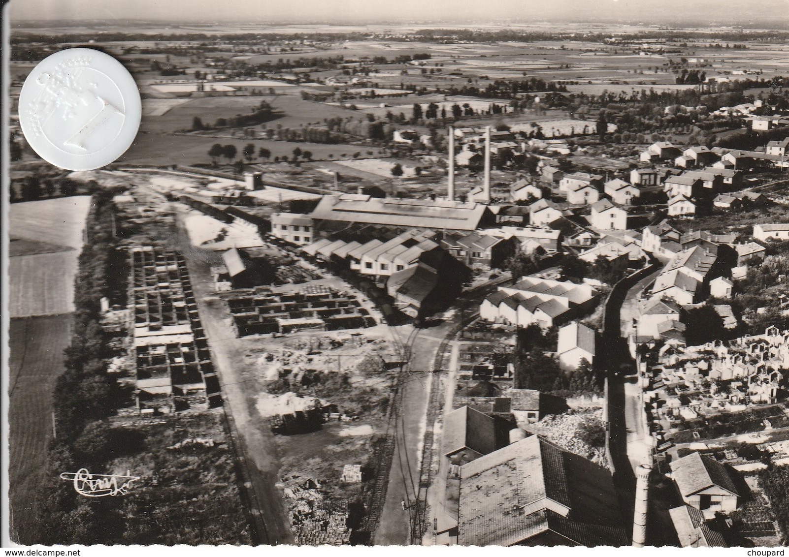 42 - Très Belle Carte Postale Semi Moderne  De  SAINT ROMAIN LE PUY Vue Aérienne - Autres & Non Classés