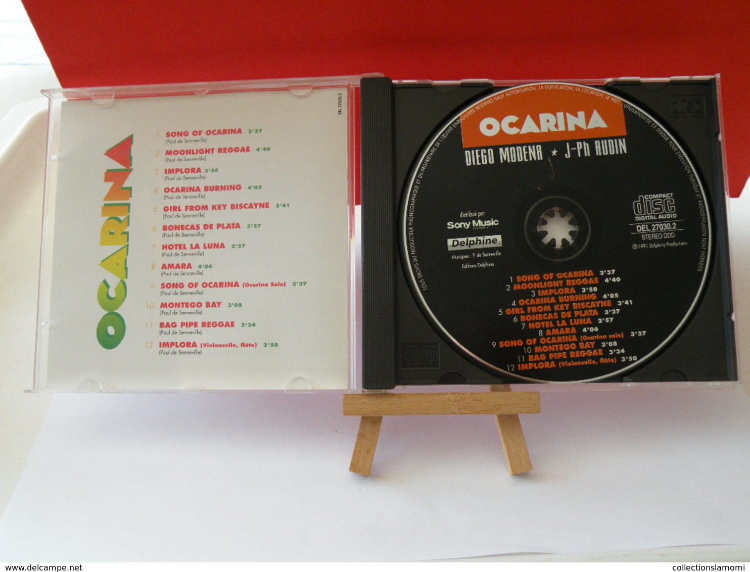 Ocarina - Diego Modena / Jean Philippe Audin - (Titres Sur Photos) - CD - Wereldmuziek