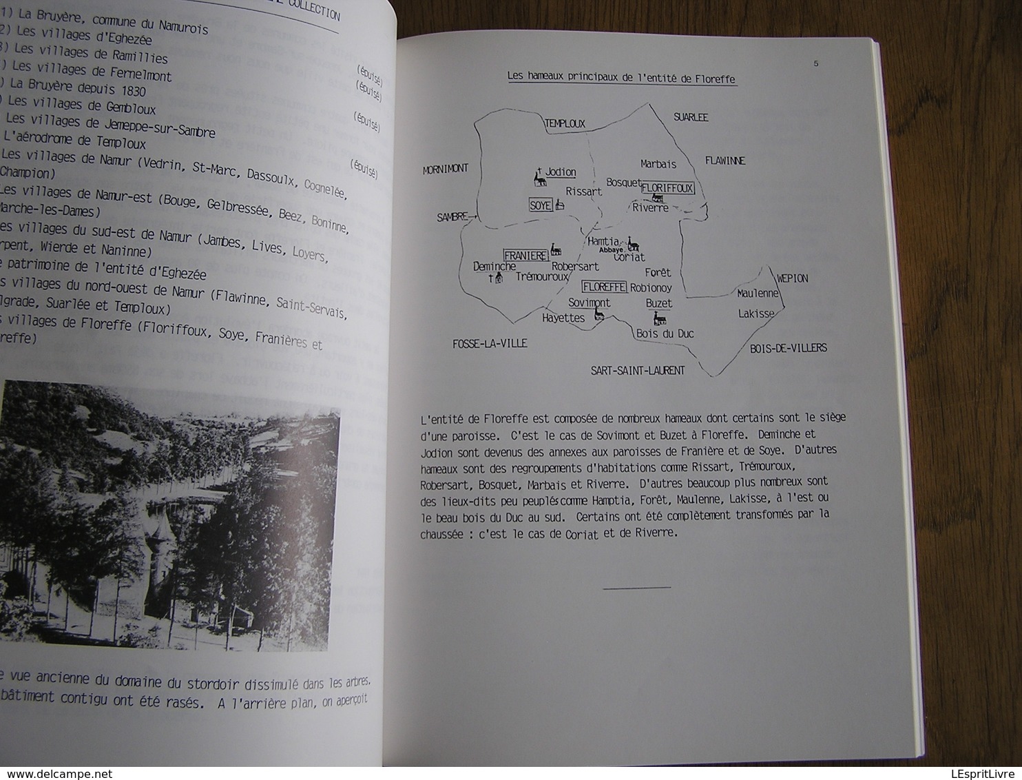 A LA DECOUVERTE DE FLOREFFE Régionalisme Namur Franière Soye Floriffoux Industrie Glacerie St Roch Plumerie Charbonnage - België