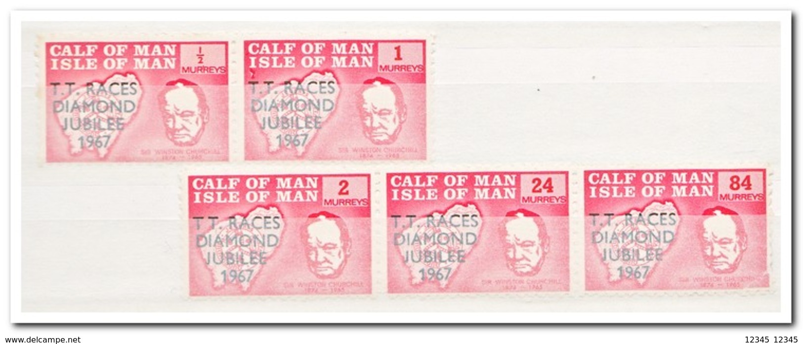 Calf Of Man 1967, Postfris MNH, T.T. Races Diamond Jubilee 1967 - Man (Eiland)