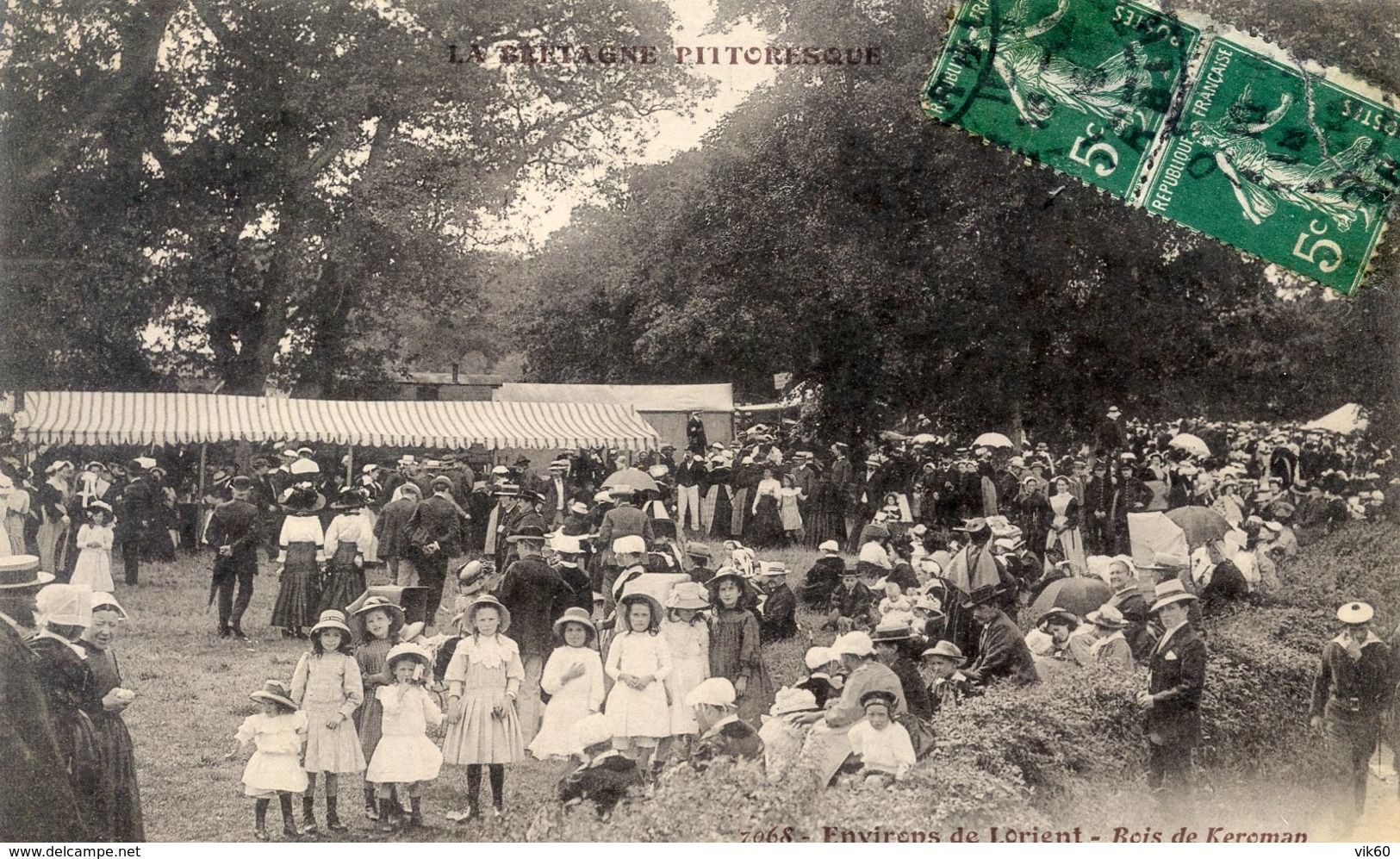 56   AUX ENVIRONS DE LORIENT  BOIS DE KEREMAN  UN JOUR DE FETE - Lorient