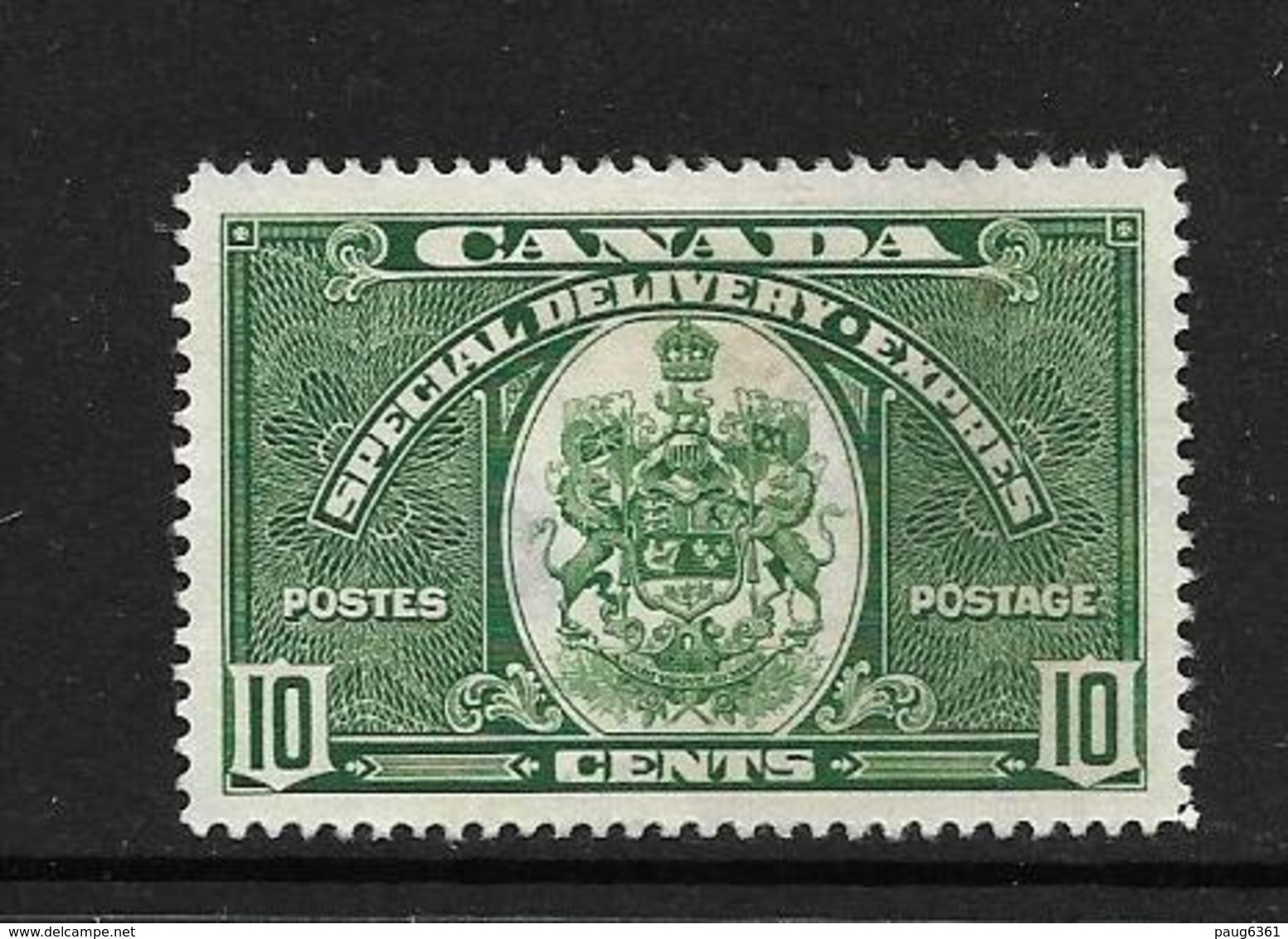 CANADA 1938/39 EXPRES  YVERT N°E7 NEUF NG - Special Delivery