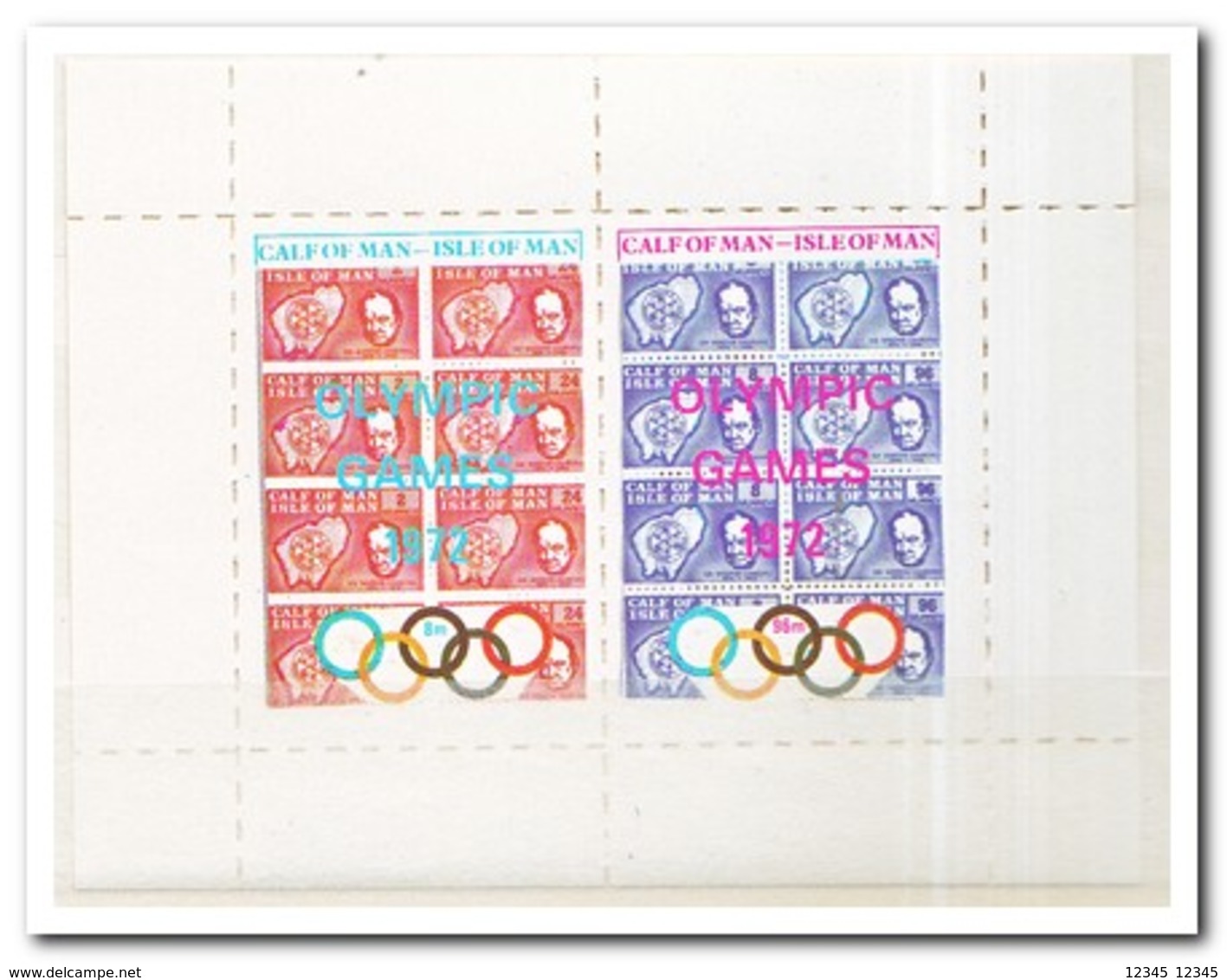 Calf Of Man 1972, Postfris MNH, Olympic Games 1972 - Man (Eiland)