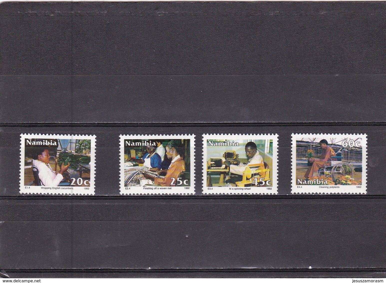 Namibia Nº 687 Al 690 - Namibia (1990- ...)