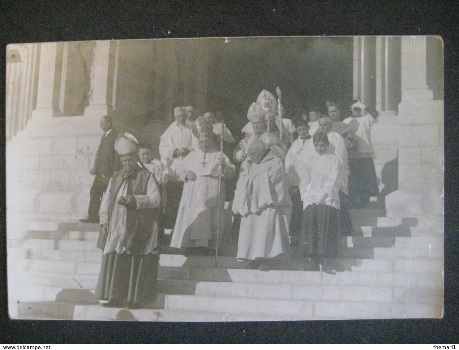 DA STUDIARE A ETUDIER PRETI SACERDOTI VESCOVI ? CPA FOTO INVIATA A BOGLIASCO LIGURIA ITALY FOTO E. NAVELLO - Altri & Non Classificati