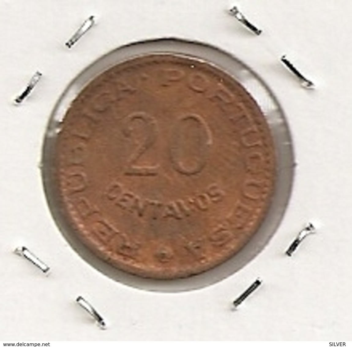 TIMOR 20 CENTAVOS 1970 - Timor