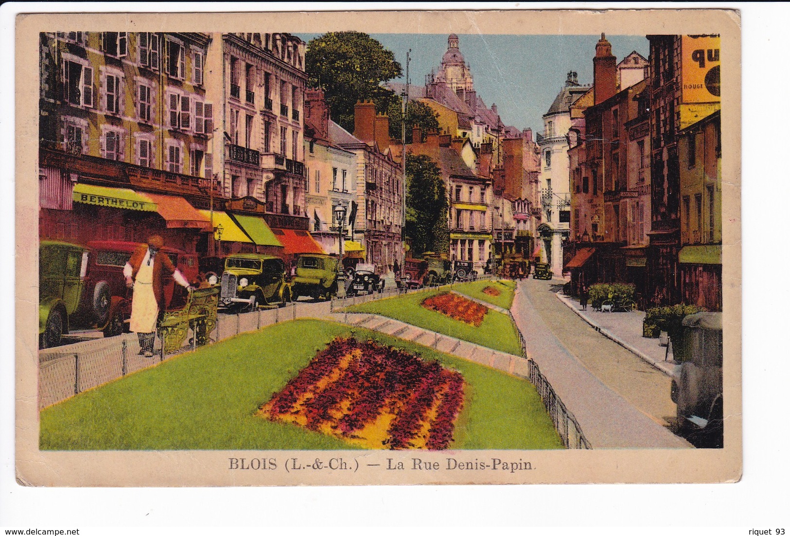 BLOIS - La Rue Denis-Papin - Blois