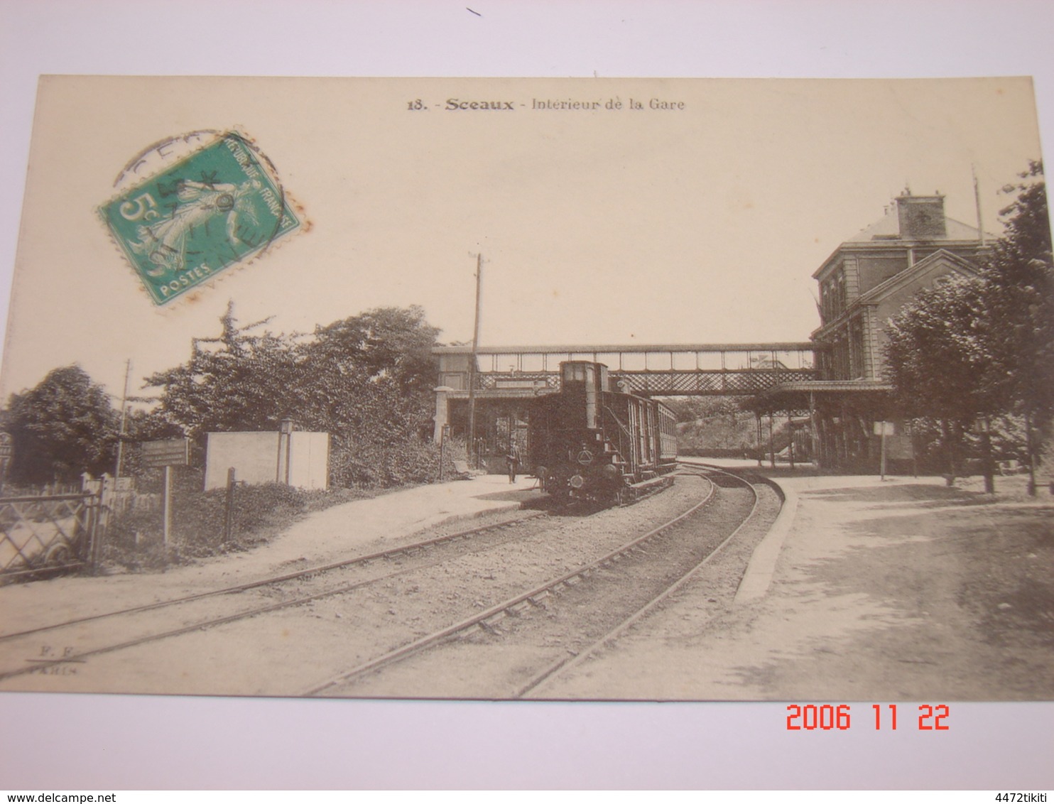 C.P.A.- Sceaux (92) - Intérieur De La Gare - 1911 - SUP (BQ 35) - Sceaux