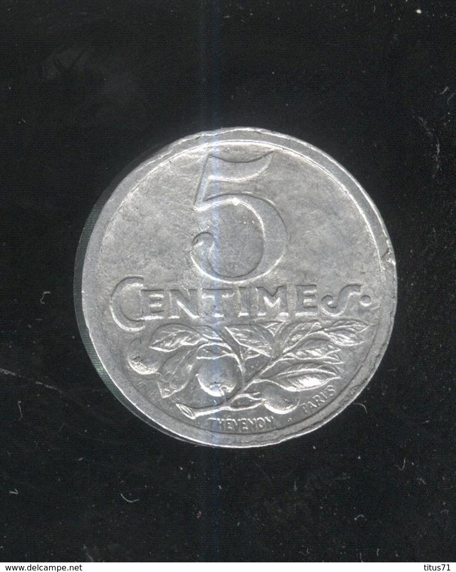 5 Centimes Chambre De Commerce De Nice 1920 - Monnaie De Nécessité - Otros & Sin Clasificación