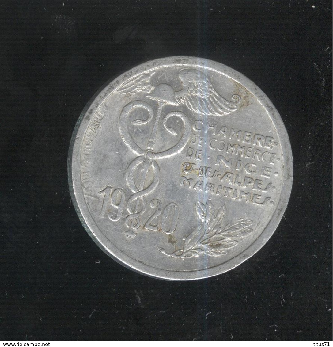 10 Centimes Chambre De Commerce De Nice 1920 - Monnaie De Nécessité - Andere & Zonder Classificatie