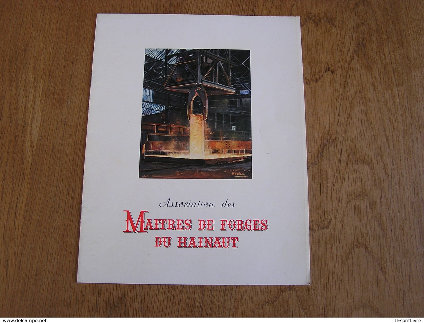 ASSOCIATION DES MAÎTRES DE FORGES DU HAINAUT Brochure Publicitaire Usine Couillet Charleroi Monceau Providence Thy - Belgique