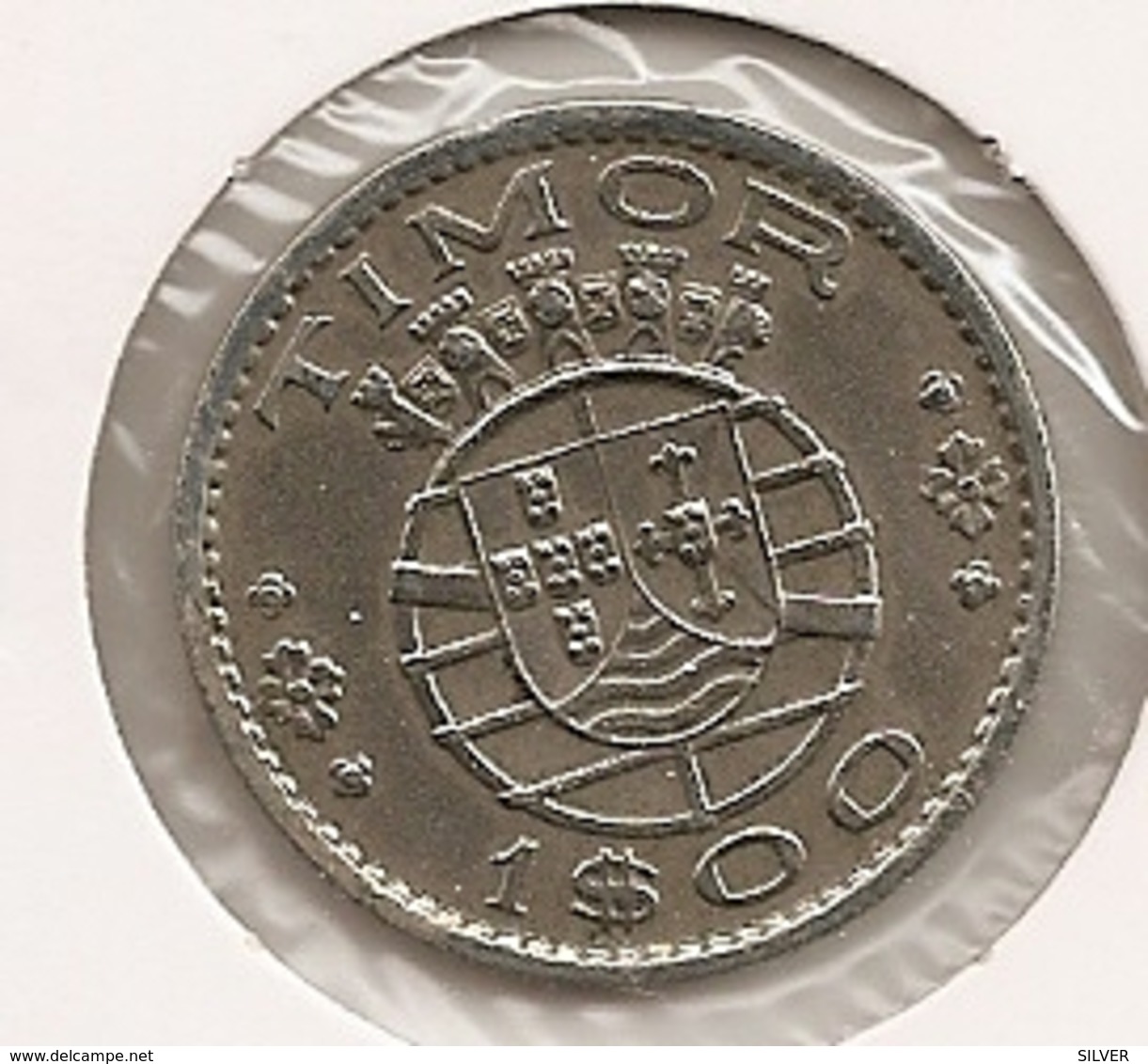 TIMOR 1 ESCUDO 1958 DIFICILLE - Timor