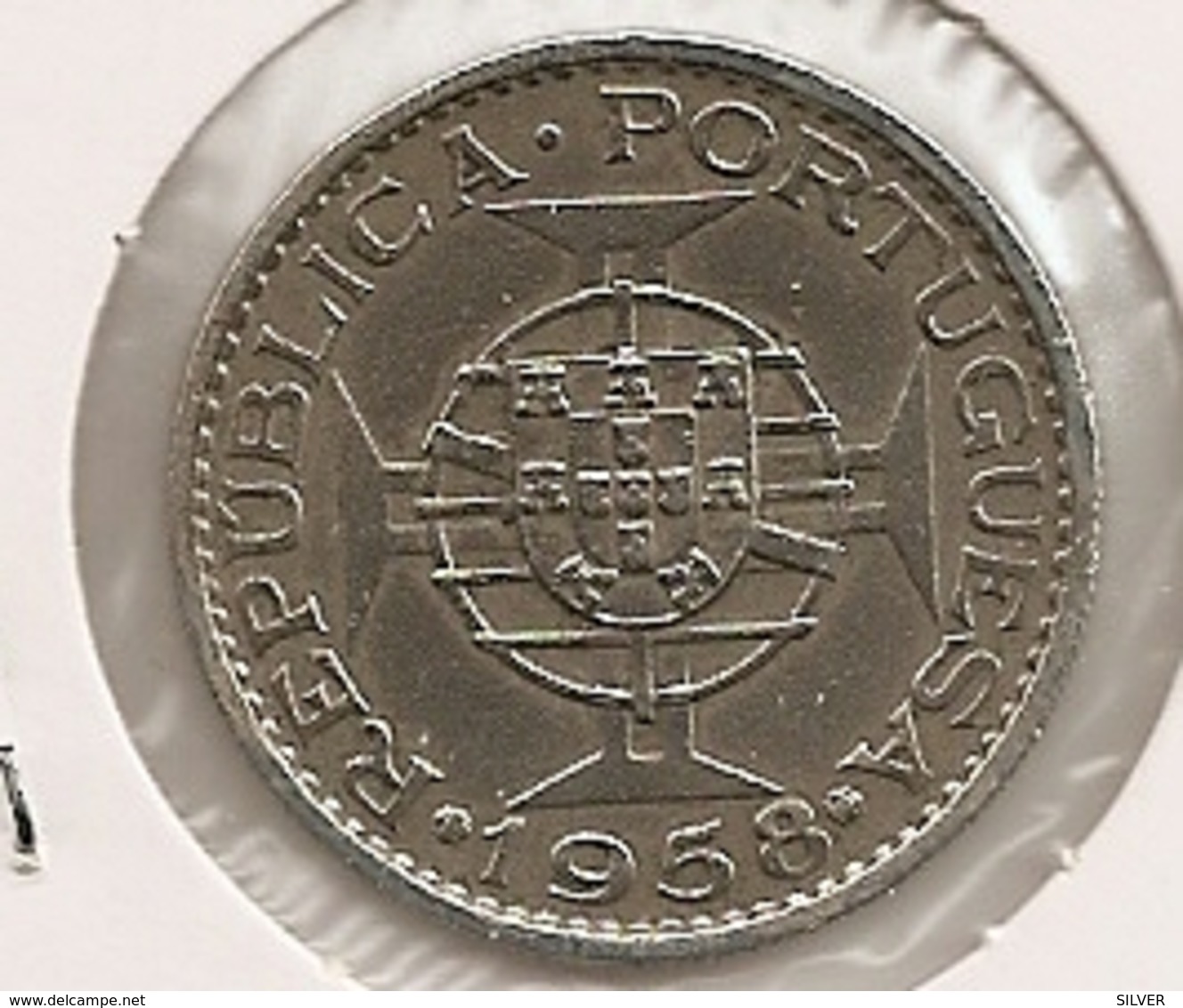 TIMOR 1 ESCUDO 1958 DIFICILLE - Timor