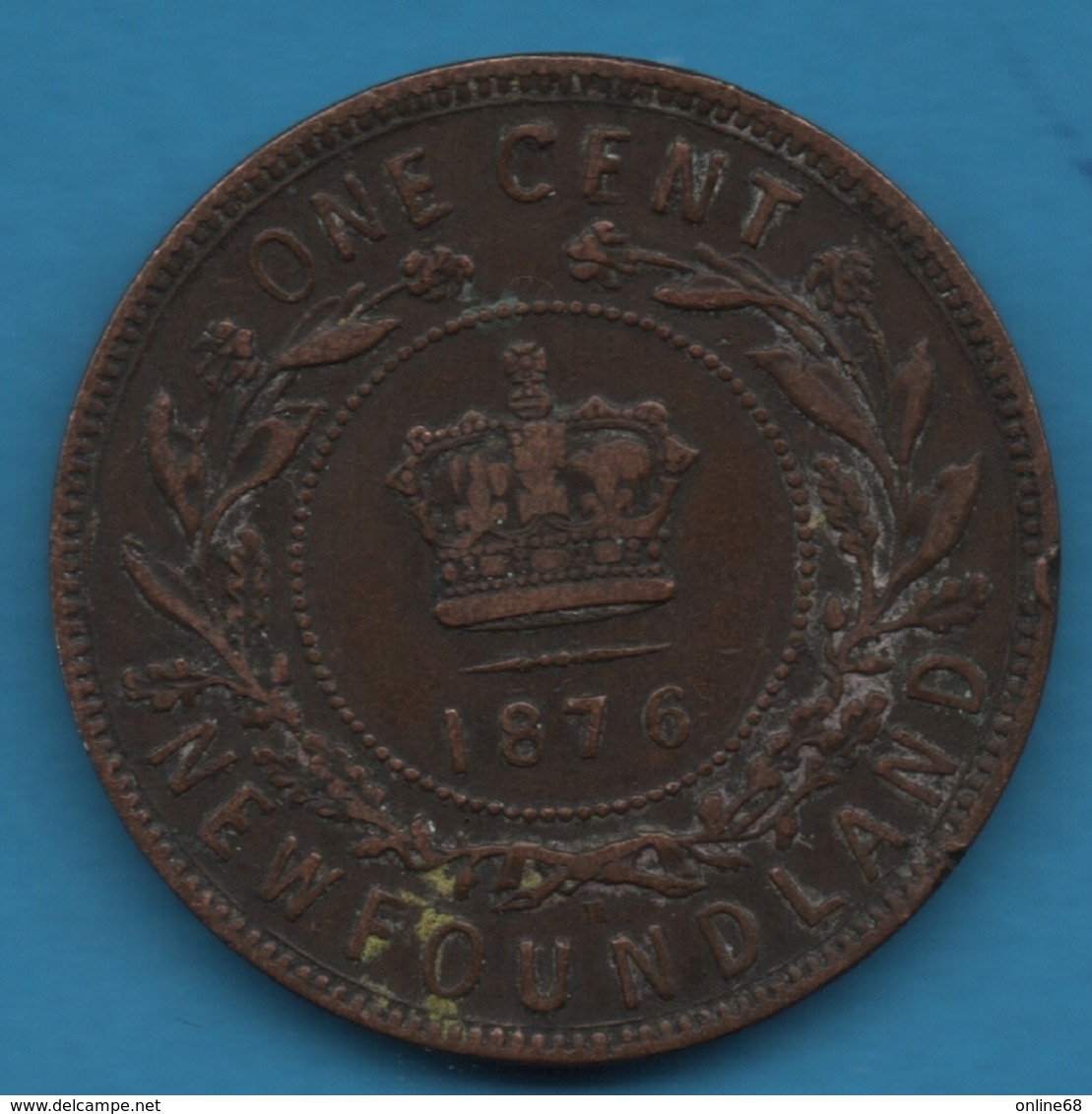 CANADA NEWFOUNDLAND 1 CENT 1876 H Victoria  Terre-Neuve - Canada