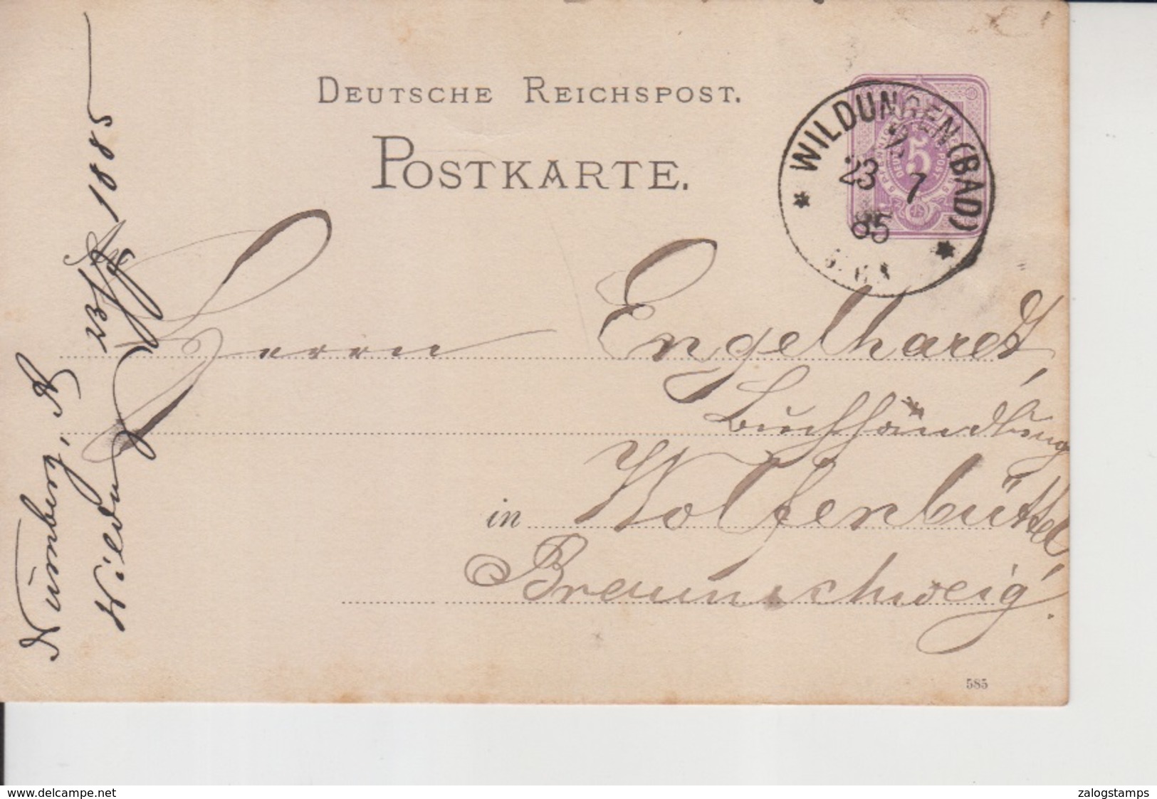 Germany Empire 1880+_ Postcard    (Germany-2) - Covers & Documents