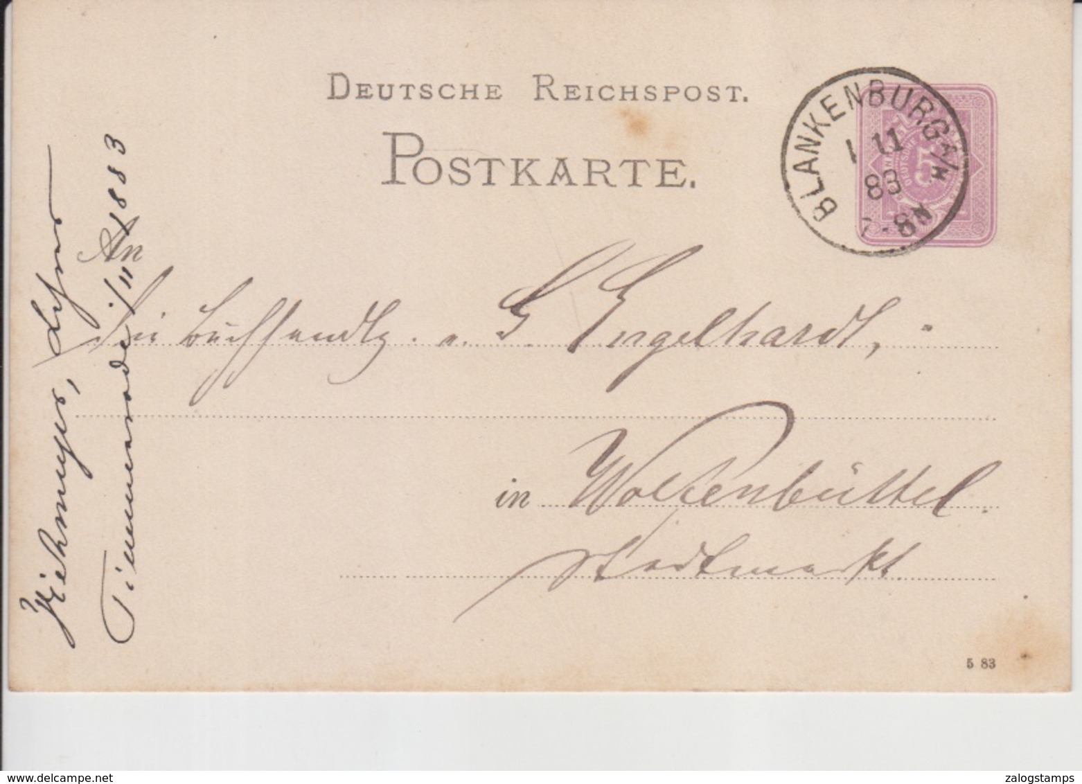 Germany Empire 1880+_ Postcard    (Germany-2) - Covers & Documents