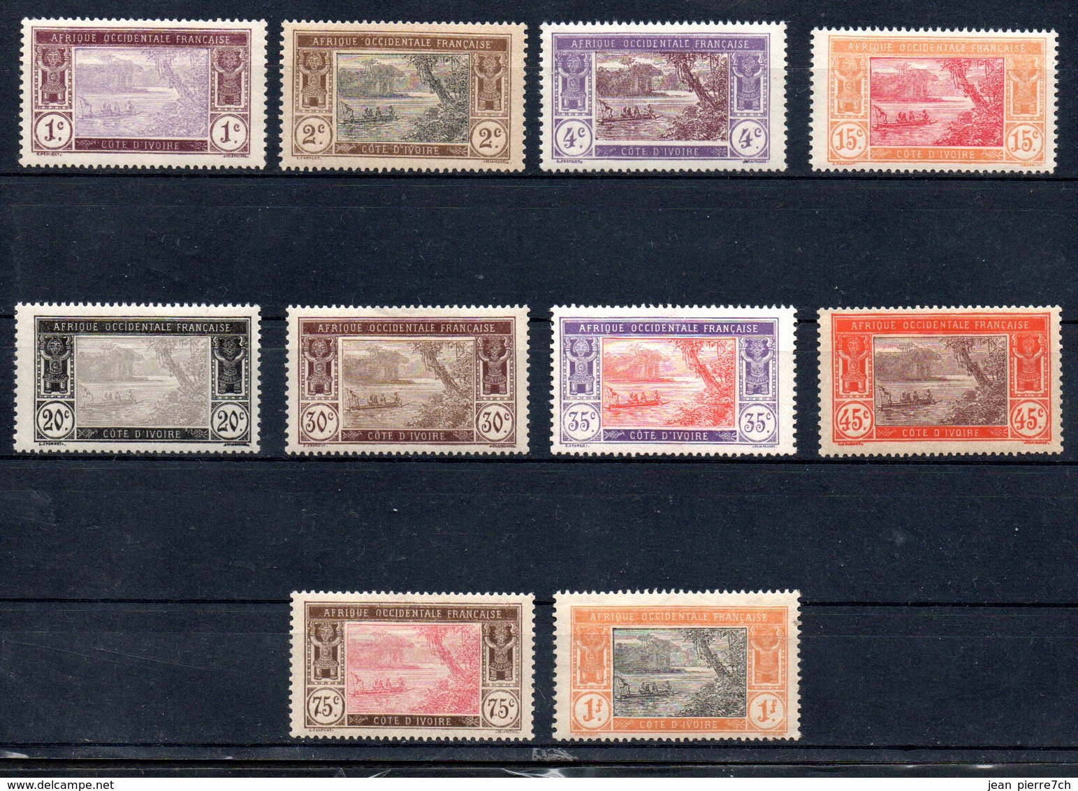 Côte D'Ivoire Elfenbeinküste Y&T 41**, 42**, 43**, 46**, 47**, 49*, 50**, 52**, 54*, 55** - Ungebraucht