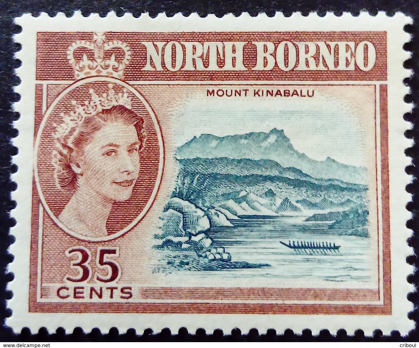 Borneo 1961 Animal Buffle Buffalo Yvert 324 * MH - Nordborneo (...-1963)