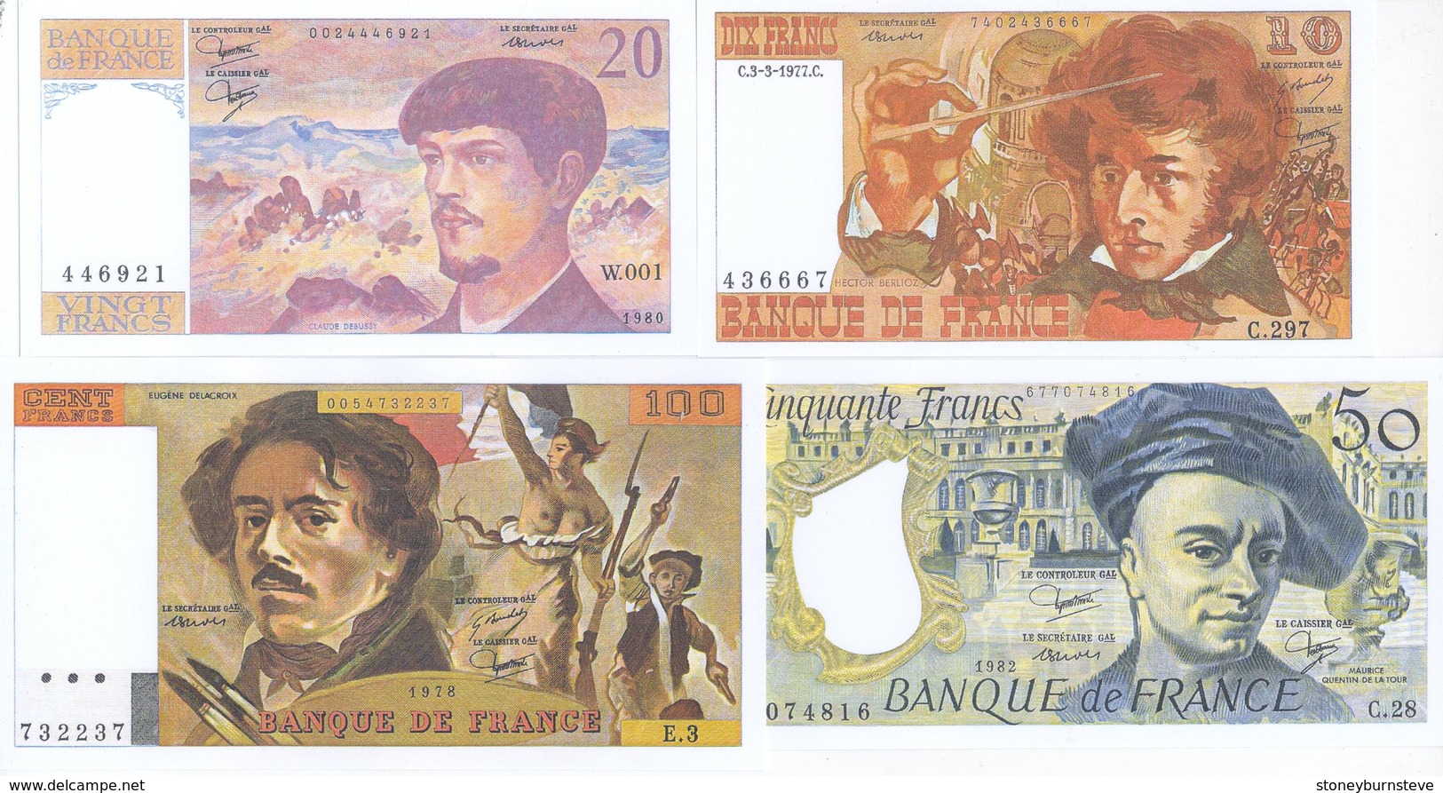 France 7 Note Set 1968 COPY - Non Classificati