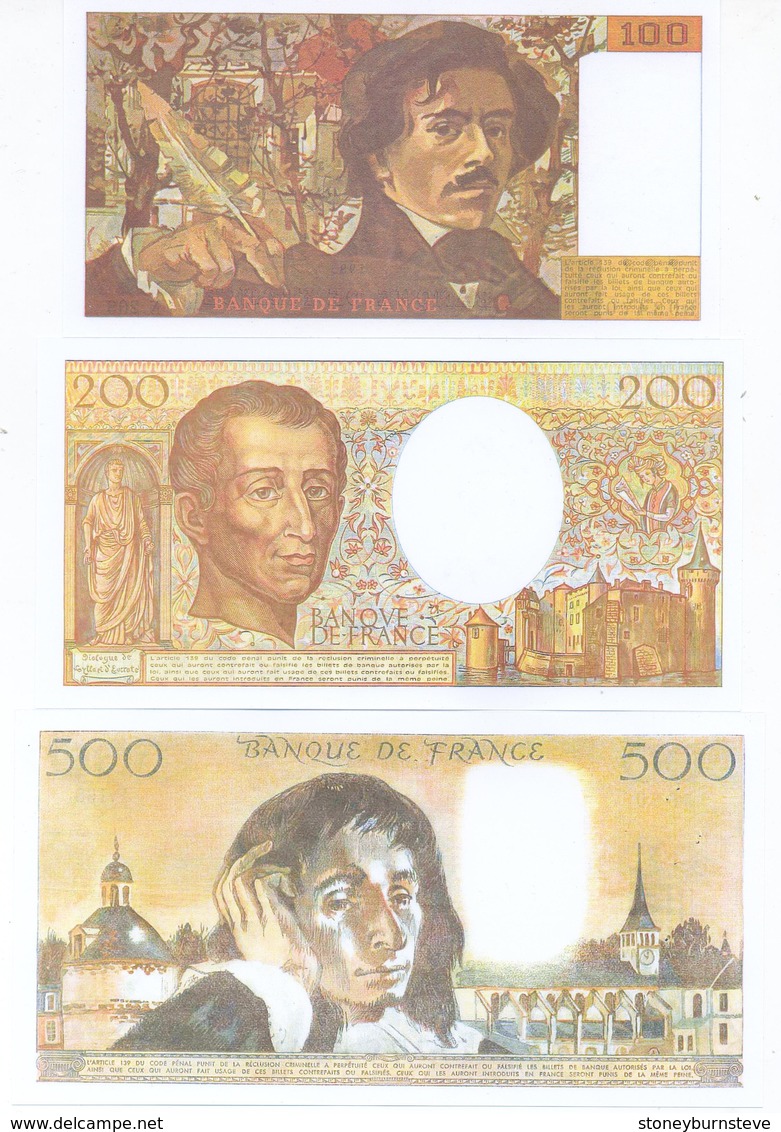 France 7 Note Set 1968 COPY - Non Classificati