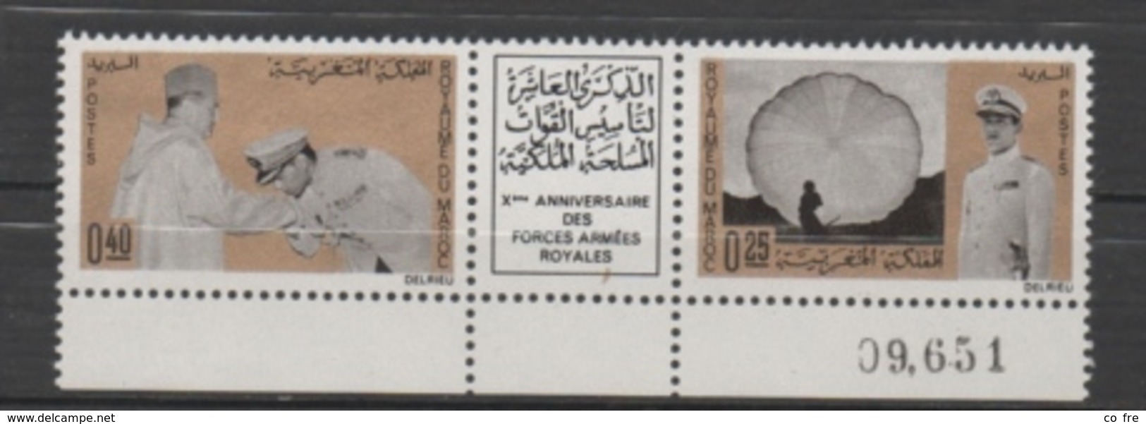 Maroc N°505A**, Bas De Feuille Numéroté - Morocco (1956-...)