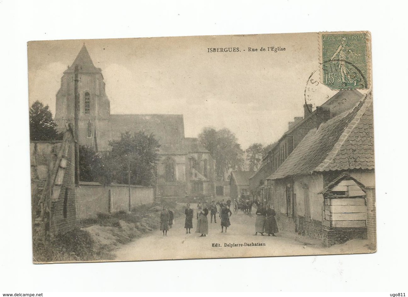 ISBERGUES    -   Rue De L'Eglise - Isbergues